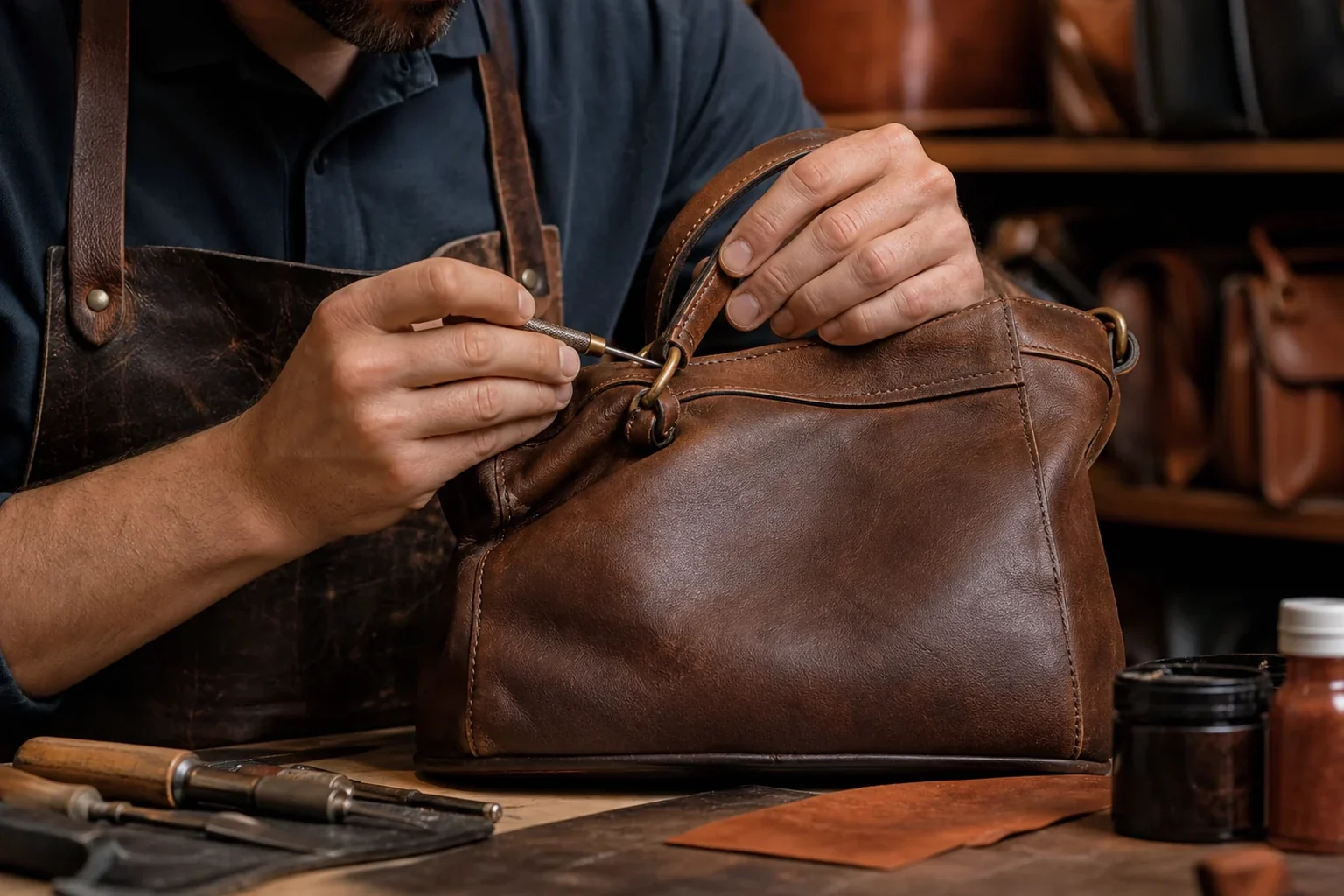 Reforma de bolsas de couro em Jacareí