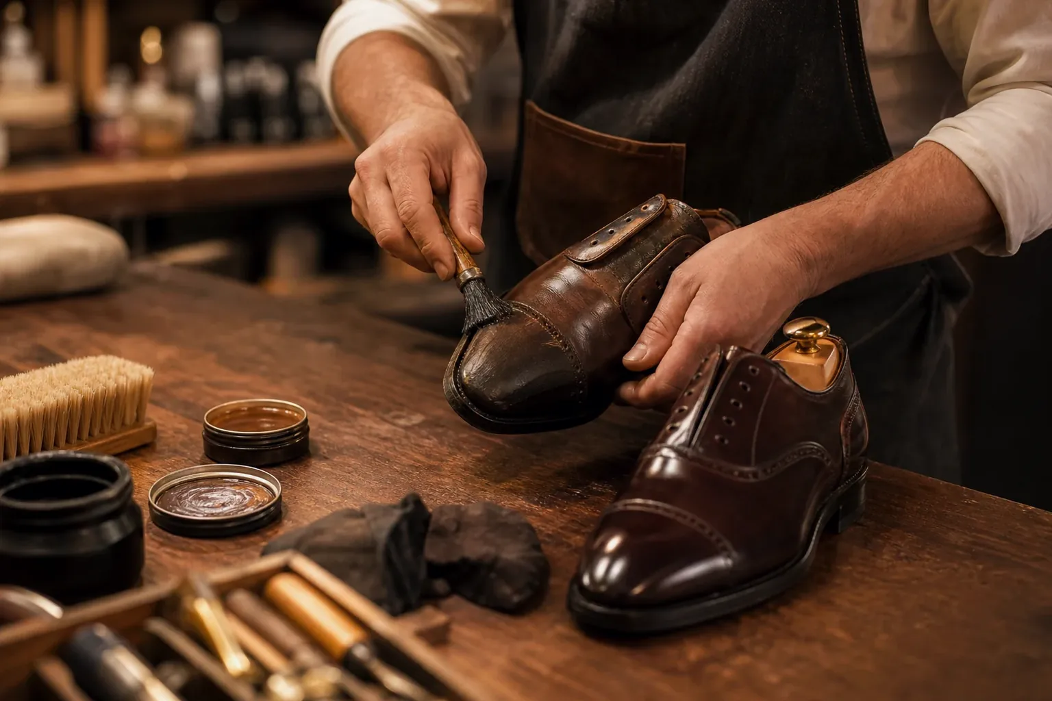 Reforma de sapatos sociais em Jacareí